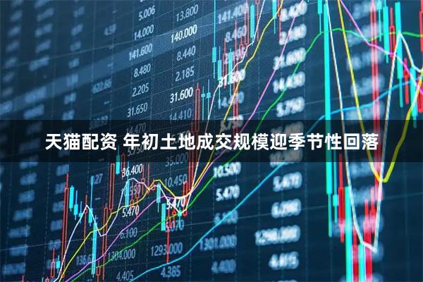 天猫配资 年初土地成交规模迎季节性回落
